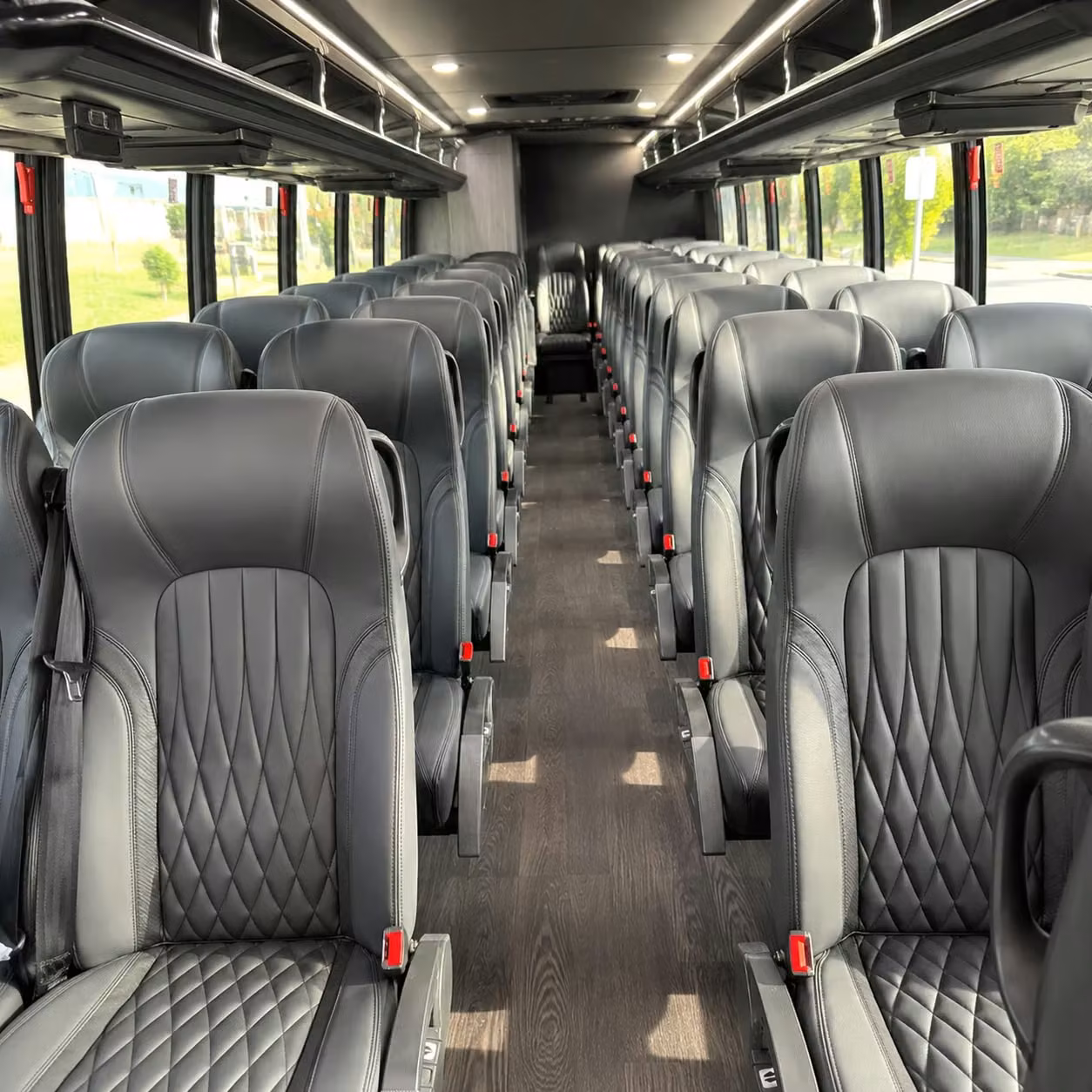 25 passenger minibus interior