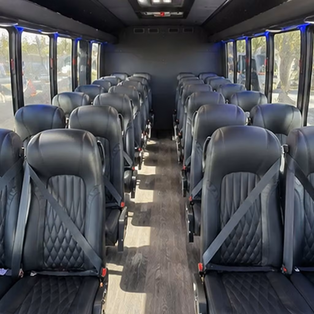 35 passenger minibus interior