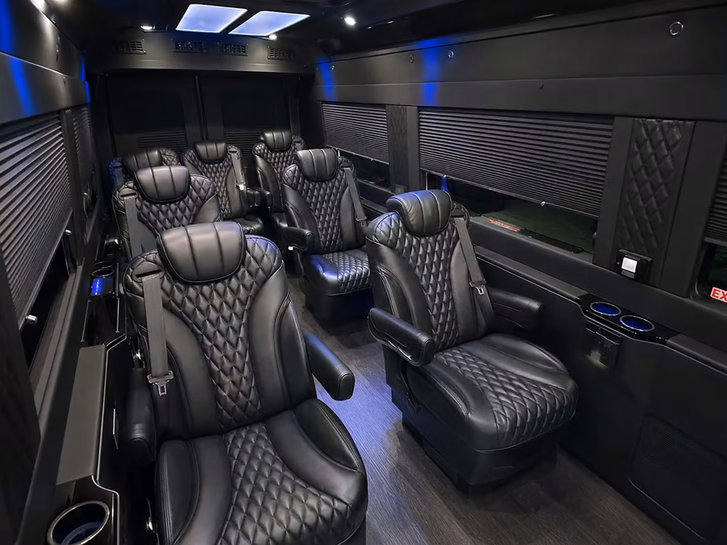 sprinter van with driver inside